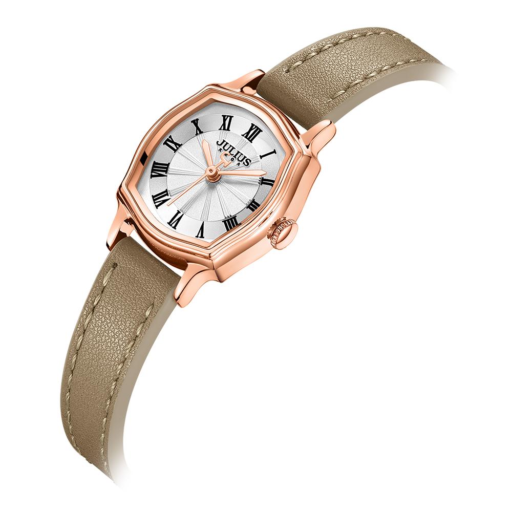 Jyullieoseu Ja-1446 Рим Женские кожаные часы