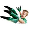 Dinosaur Glove Toy Brown Puppet Gloves Realistic Dragon Claws Monster Cosplay for Halloween Party