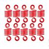 10Pcs Hair Braids Dreadlocks Beads Charms Cuffs Tubes Hair Accessories Spring Hair Rings  African