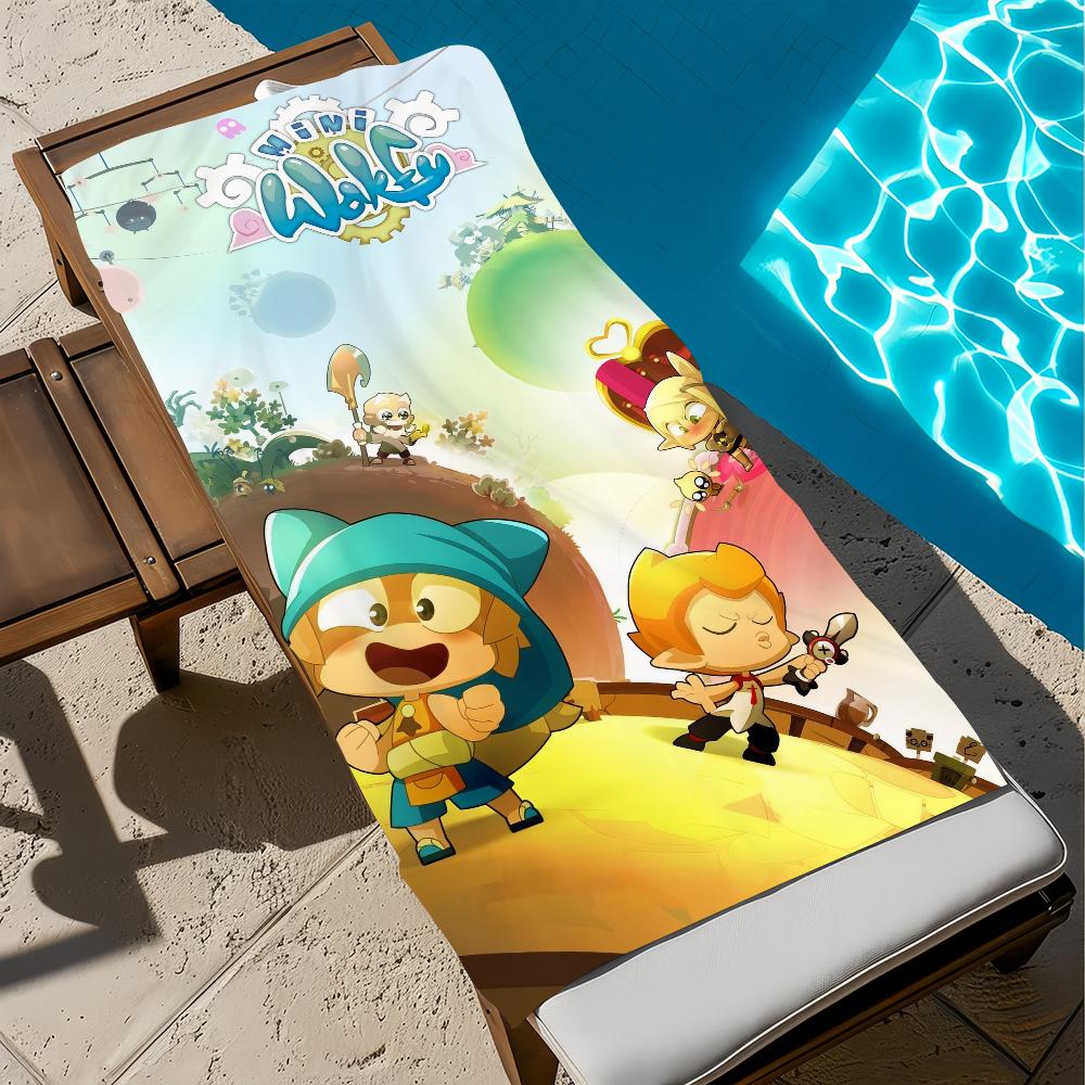 W-wakfu-u МИЛАЯ Полотенце Пляжное Быстросохнущее Мягкое Бассейн Полотенца Подарок для Путешествий Спортзал Душ Кемпинг спорт