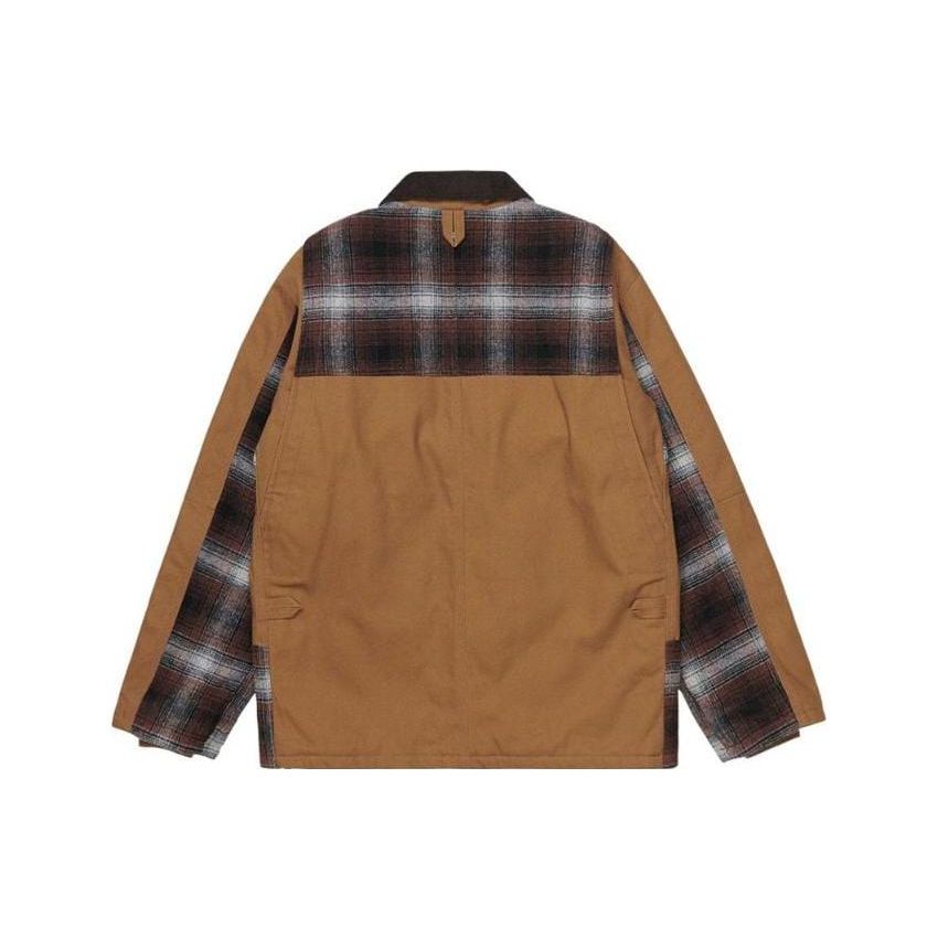 Carhartt WIP Клетчатая стеганая куртка с длинным рукавом Унисекс куртки Коричневый I029456DHBHAMILTON