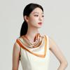 12 mm 100% mulberry silk high-end versatile square scarf exquisite fashion temperament scarf silk scarf for women