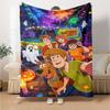 Scoobydoo Print Flannel Blanket High Quality Warm Comfortable Cover for All Seasons Perfect for Gifts Home Decor