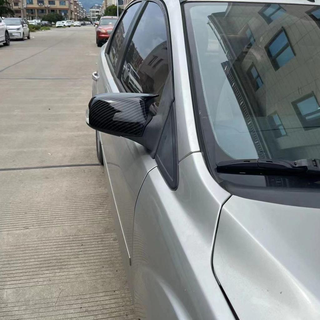 Для Ford Focus MK2 2005-2008 автомобильное боковое зеркало заднего вида, крышка крыла, наклейка, внешняя дверь, чехол заднего вида, отделка, карбоновое волокно, авто