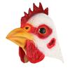 Funny Plush Rooster Mask Latex Animal Head Costume Halloween Party Cosplay Prop