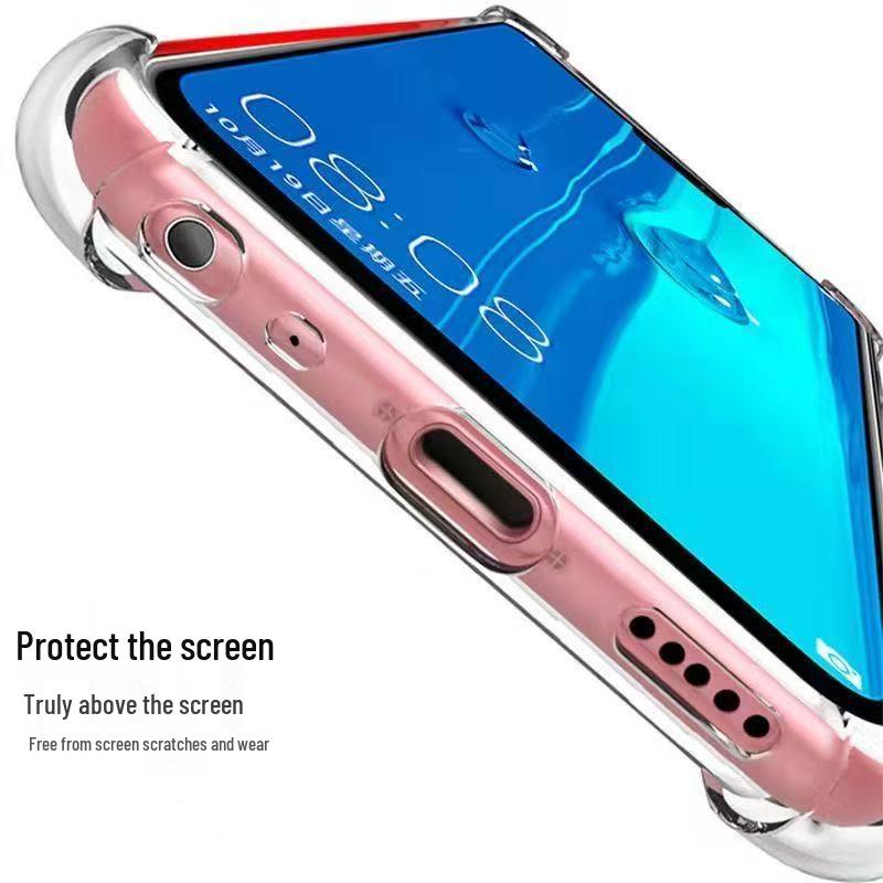 Прозрачный противоударный чехол для iPhone 4/4s: Полная защита по краям с прочным дизайном и подушками безопасности