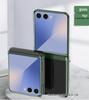 Прозрачный гальванизированный защитный чехол для телефона Samsung Z Flip7 для Galaxy Z Flip 3/4/5/6