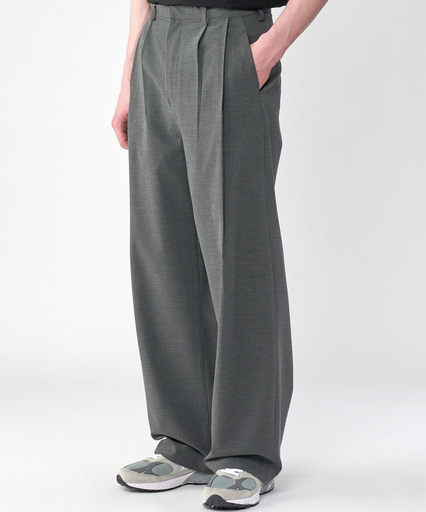UNTAPPED STUDIO Double Pleated Wide Slacks 3 Colors