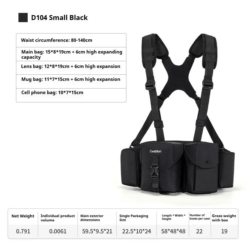 Multifunctional Camera Bag Tactical Camera Fanny Bag Portable Photo Bag Waist Packs Suitable For R6