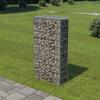 Day and Night - Day and Night Gabion Wall with Galvanized Steel Covers 50x20x100 Cm