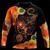 Новые толстовки и свитшоты Aboriginal Australia Indigenous Lizards And The Sun 3D Printed Hoody For Men Y2k Pullover Coat