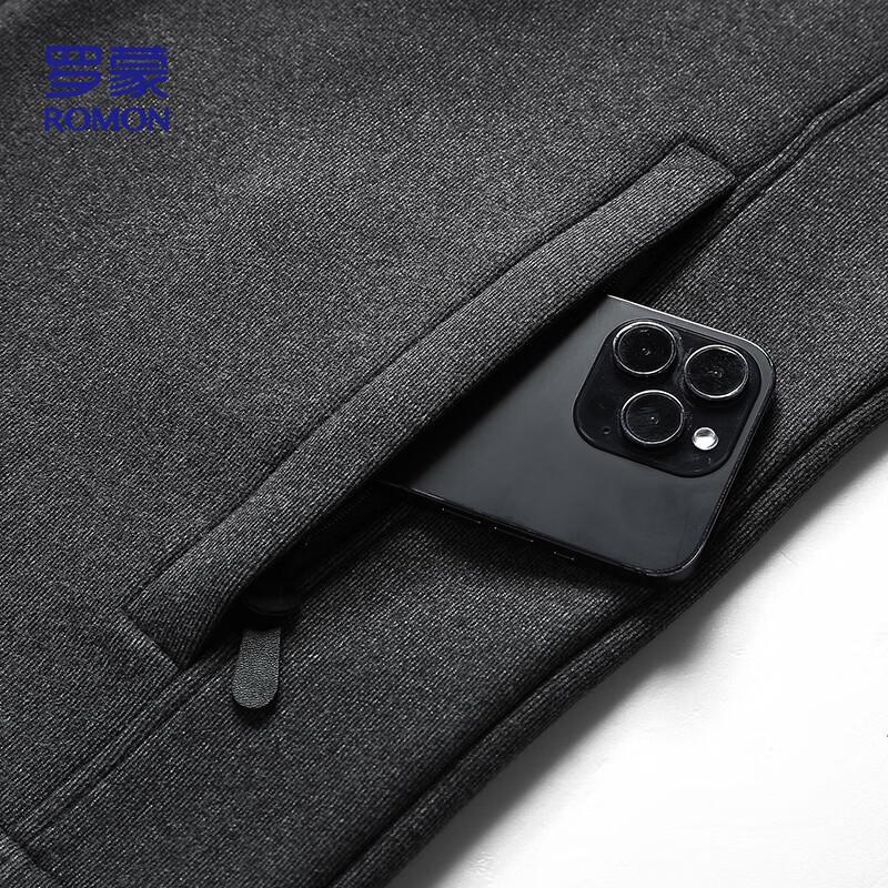 ROMON Men's Autumn/Winter Stand Collar Fleece Jacket ZH378