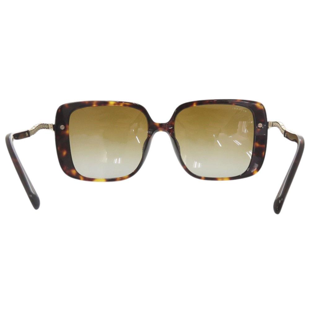 Used AUTHENTIC BVLGARI 8237-B-F Serpentisunglasses Brown plastic/Metal