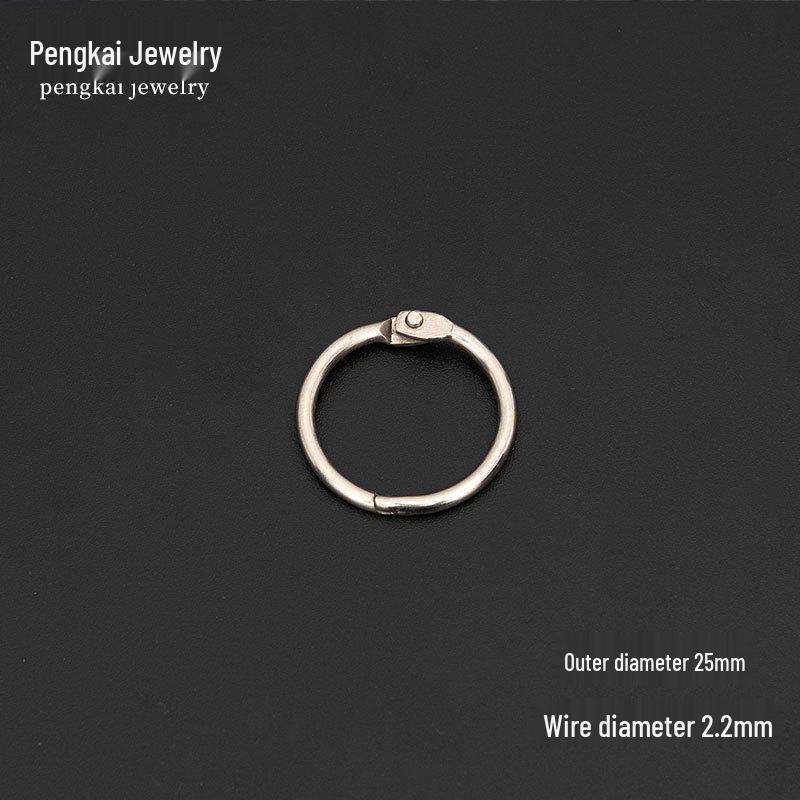 Металлические кольца-зажимы для DIY альбомов, украшений и брелоков