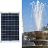 Комплект солнечного водяного насоса 50 Вт, комплект фонтанного насоса из поликристаллического кремния с солнечной панелью, используемый для солнечного фонтана, бассейна, гидропонного сада