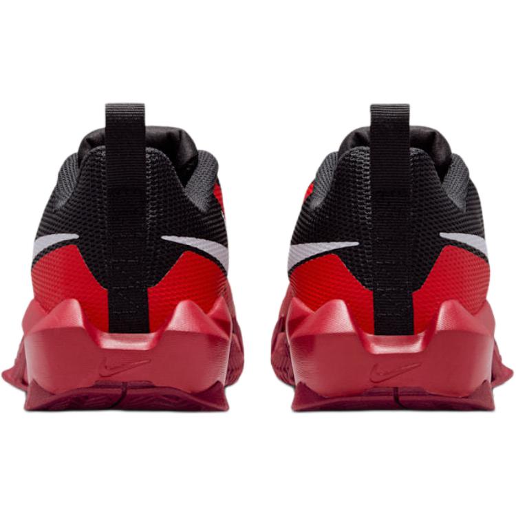 Nike ST Dynamite Удобные Дышащие Низкие Детские Баскетбольные Кроссовки Черно-Красные Подростковые IH2308-004