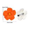 Pack Of 3 Flower Hair Clip For Women Slip Resistant Plumeria Plan Party Wedding Hair Styling