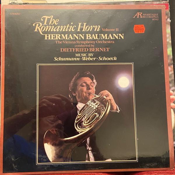 LP Record HERMANN BAUMANN Romantic Horn Vol. II 8092 ARABESQUE US Classical Used