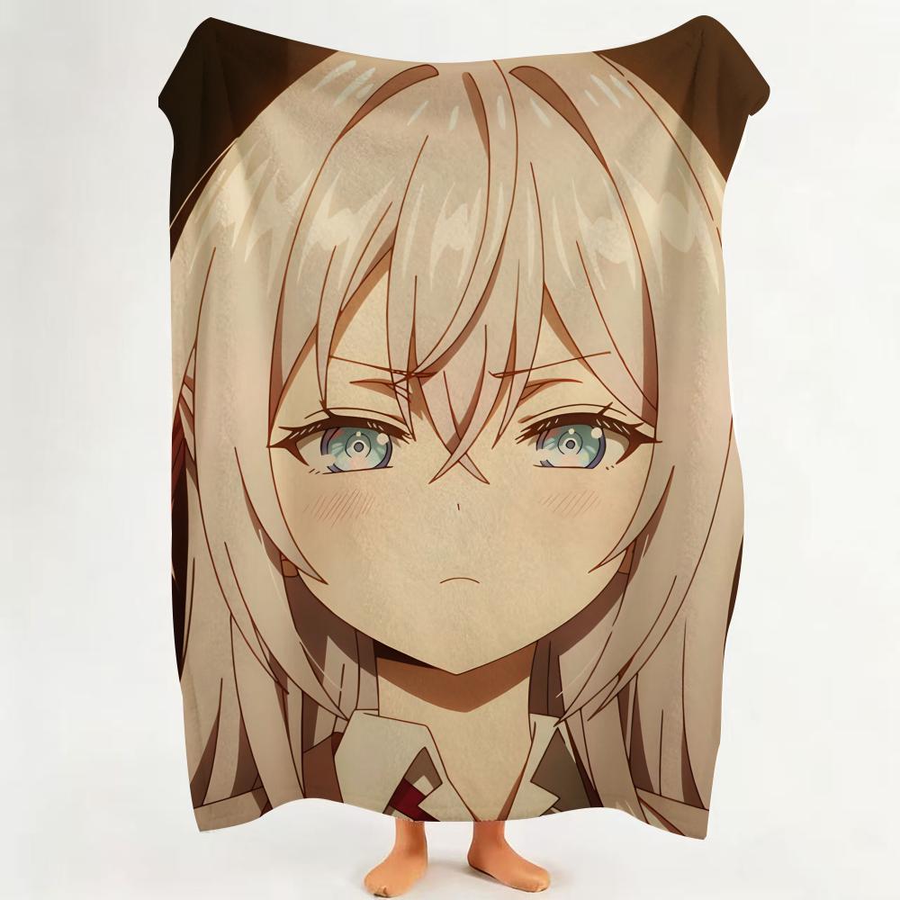 Character N Nayuta A Amakawa Throw Flannel Throw Blanket Suitable for Sofa Living Room Bedroom