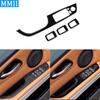 For Bmw 3 Series 2005-2012 E90 320i 325i Piano Black Window Lift Control Plastic Plate Trim Car Interior Accessoriers