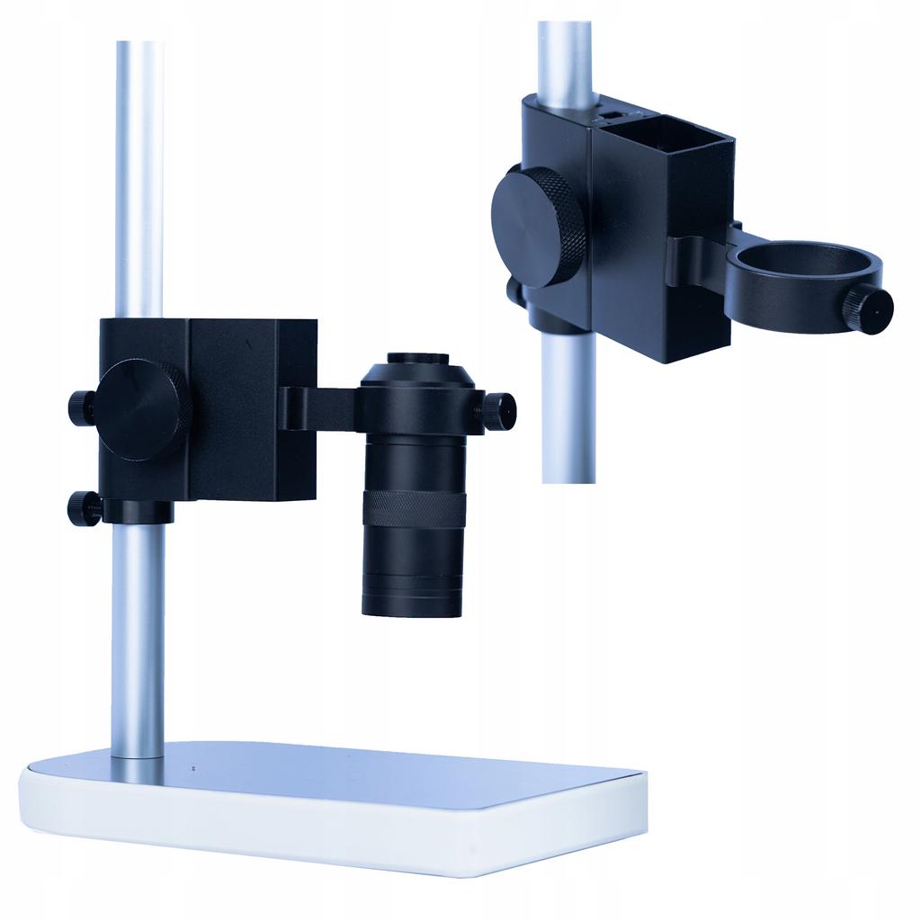 Rosfix Zestaw Mikroskopowy 3w1 – Kamera 51MP z HDMI i USB | Obiektyw 100x | Platforma Aluminiowa 50mm i 40mm