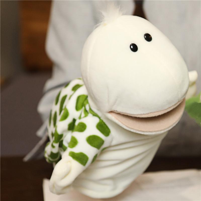 Cute Animal Hand Puppet Toy Gloves Open Mouth Can Move Dinosaur Lion Wolf Doll Tiger Children'S Gift