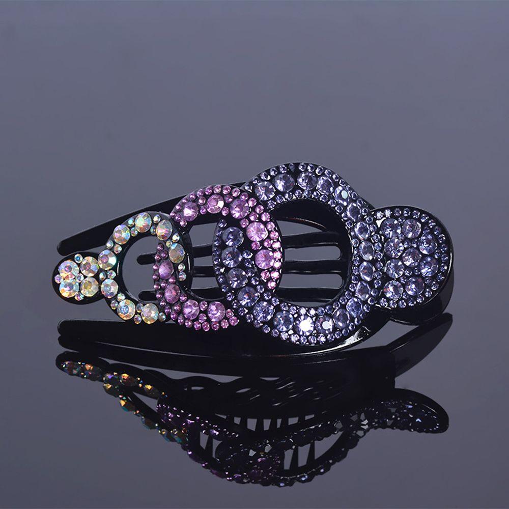 Женская заколка для волос, головные уборы, аксессуары для волос для девочек, держатель для хвоста, зажим в виде утконоса, заколка для волос с бриллиантами