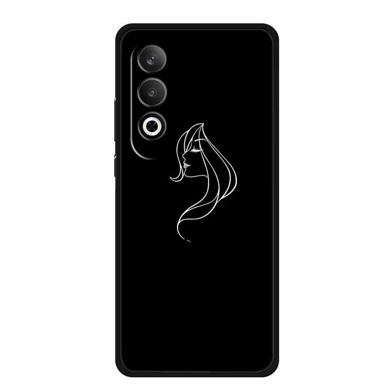 Черный мягкий ТПУ чехол для телефона для OPPO Nord CE 4 и K12 5G