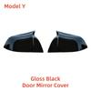 Door Mirror Cover For Tesla Model 3 Model Y Exterior Scratch Protective Car Decoration Stickers Upgrade ABS Plastic Styling