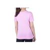 Nike Однотонная футболка с круглым вырезом и коротким рукавом, женские топы, цвет вишни-розовый BQ9552-629