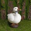 Magnetic Duck Key Holder Desktop Resin Duck Figurine Decorative Key Holder for Home Entrances Living Room Cabinet Table