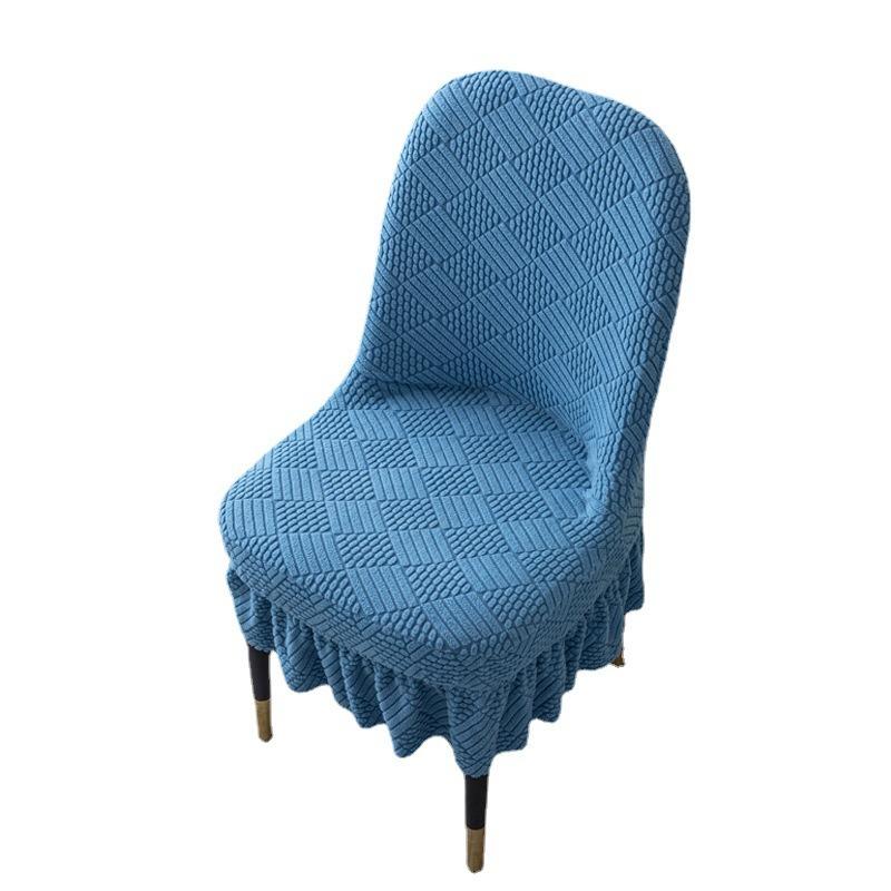 Эластичный утолщенный большой изогнутый чехол для стула Универсальный чехол Универсальный чехол для спинки обеденного стола Интегрированный