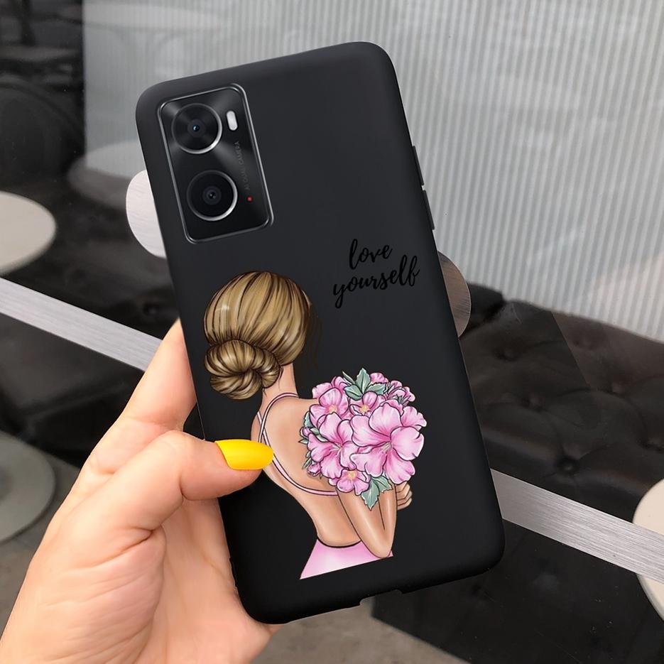 Чехол для Oppo A76 CPH2375 Модный Мультяшный Чехол для Девочек Для Oppo A96 Мягкий Силиконовый Чехол Для Oppo A36 A 76 96 OppoA76 OppoA96 Чехол