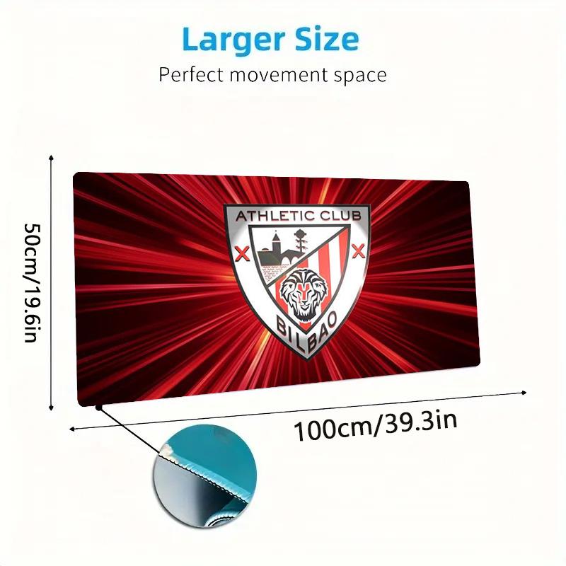 Athletic Club Color Mouse Pad Large Gaming Table Cushion Non-slip Laptop Tablet Big Mousepad XXL Mat Mini PC Playmat With Lock edge