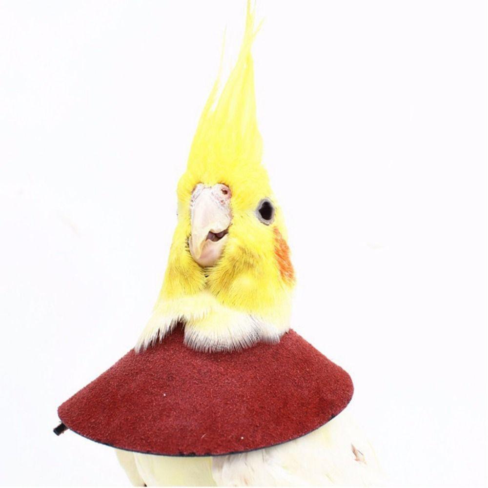Adjustable Anti-bite Bird Cloak Bird Recovery Collar Parrot Elizabethan Circle Bird Neck Sleeve
