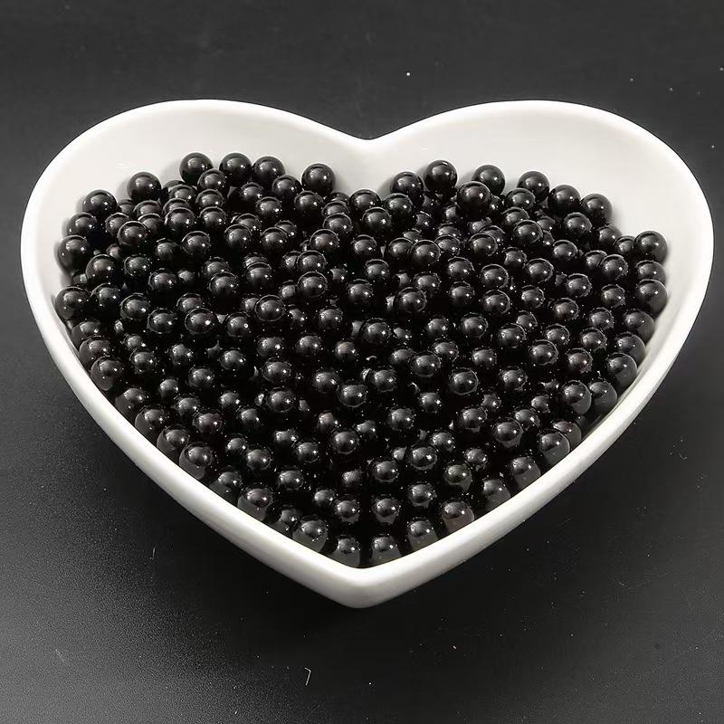 3-12Mm Round Non-Porous Abs Color Imitation Pearl Loose Beads Diy Handmade Jewelry Nail Bead Clothing Matching