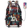ONE PIECE Luffy School Bag Animation Peripheral Large Capacity Lightweight Backpack Junior High School Backpack Travel Bag