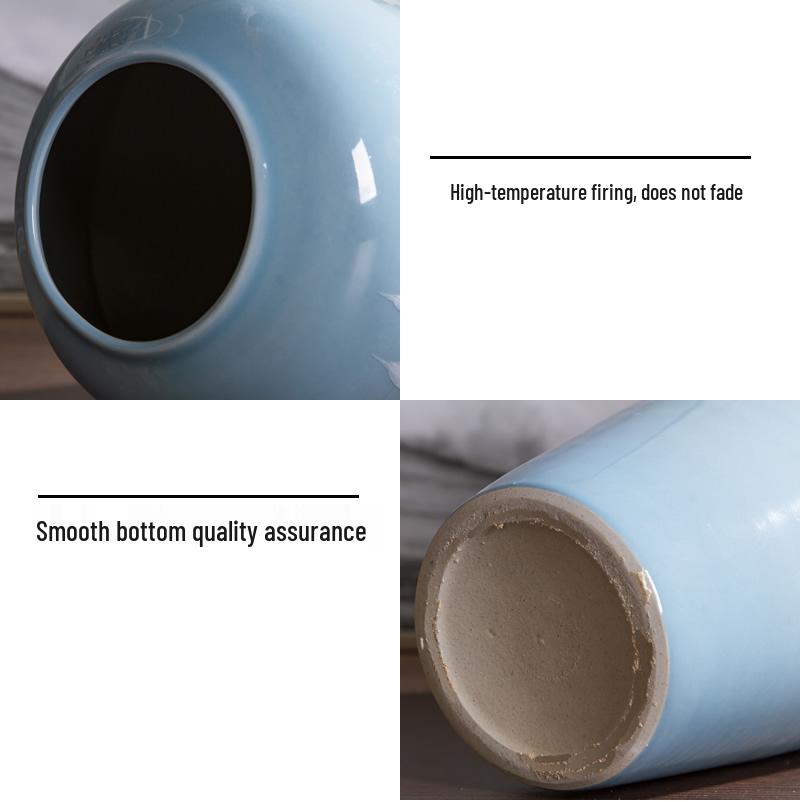 Современная китайская керамическая ваза для сухих цветов – Креативное украшение для дома