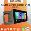 Android Carplay Car Radio For Toyota Corolla Fielder E120 2000-2004 Multimedia Player Head Unit Stereo GPS Navigation BT WIFI 2+32GB
