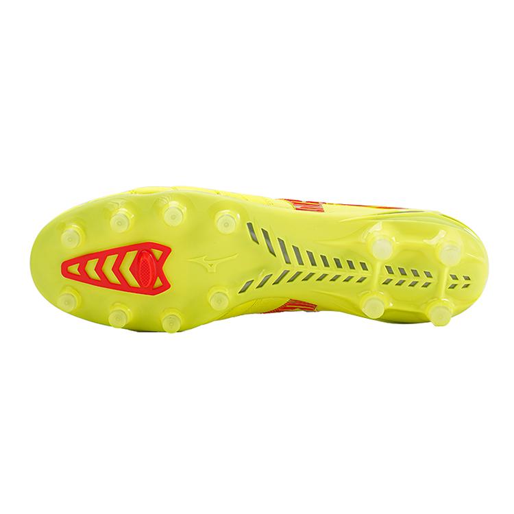 Mizuno Morelia Neo 4 Beta Japan Dyna Pack Men Sneakers Yellow Safety-Yellow Fiery-Coral P1GA244045