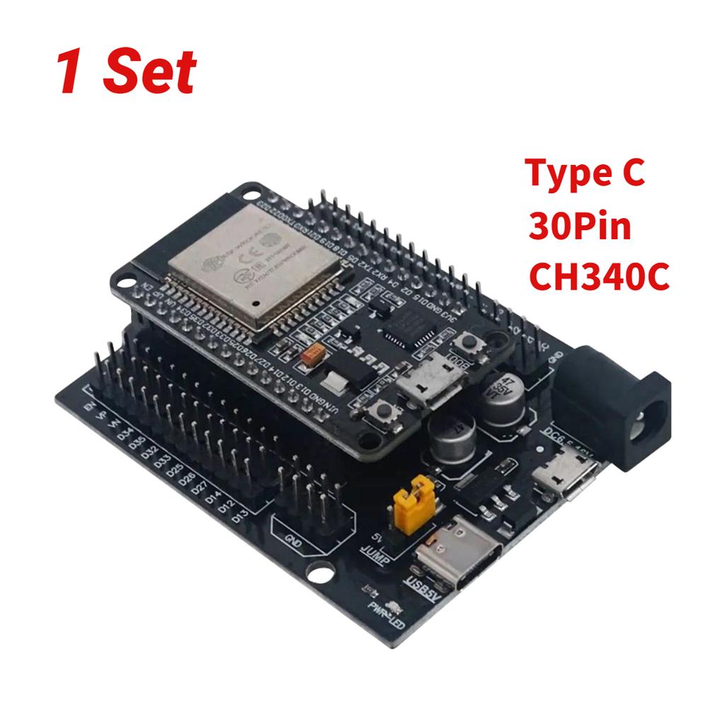 Плата разработки ESP32 TYPE-C CH340C WiFi+Bluetooth Сверхнизкое энергопотребление Двухъядерная ESP32-DevKitC-32 Плата расширения ESP32