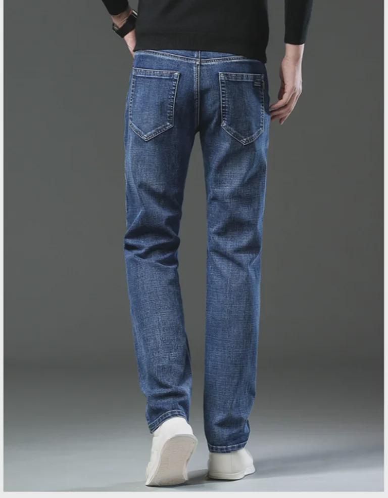 Men's Light Luxury Stretch Straight Jeans, Non-Fading, 2023 Spring/Autumn New Style