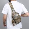 Men Chest Bag Tactical Sling Pack Multi-pocket Crossbody Bags with Bottle Pocket Outdoor Sport Shoulder Sack Hiking Camping Bags