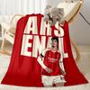 Ronaldo's Legacy In Red Flannel Blanket-Soft and Suitable for Sofas,Beds,Offices,Travel,All Seasons,Great Gift for Holidays and Birthdays.