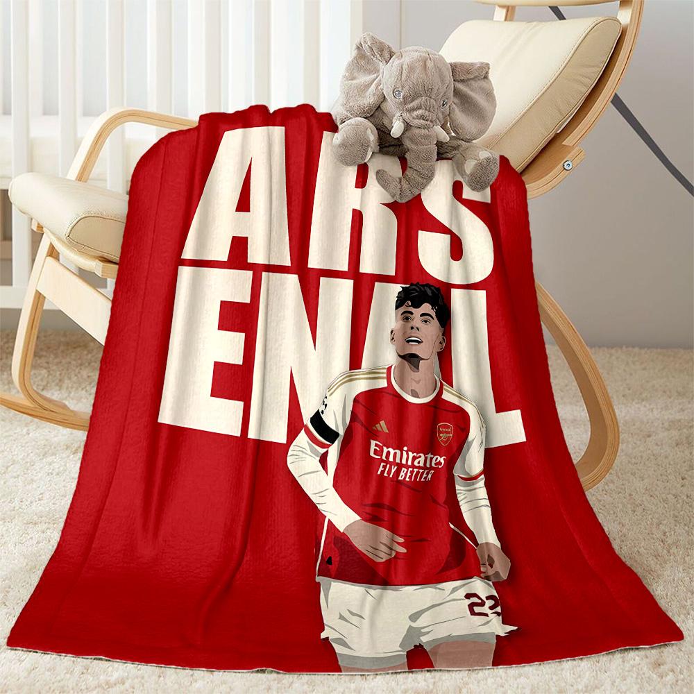 Ronaldo's Legacy In Red Flannel Blanket-Soft and Suitable for Sofas,Beds,Offices,Travel,All Seasons,Great Gift for Holidays and Birthdays.