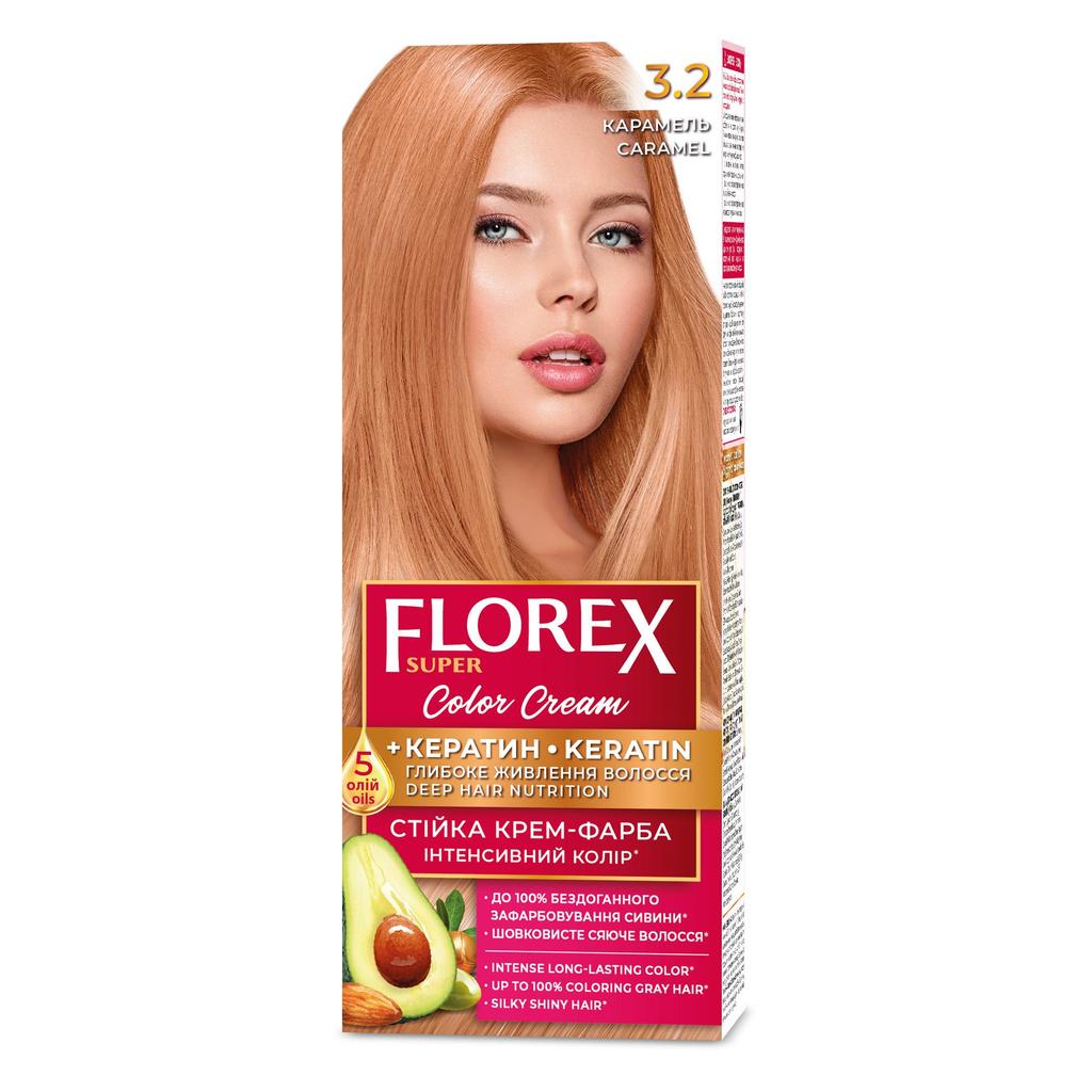 Florex Super Permanent Hair Dye Cream - Give Your Hair Deep Nourishment, Makes Your Hair Soft and Silky-shiny.