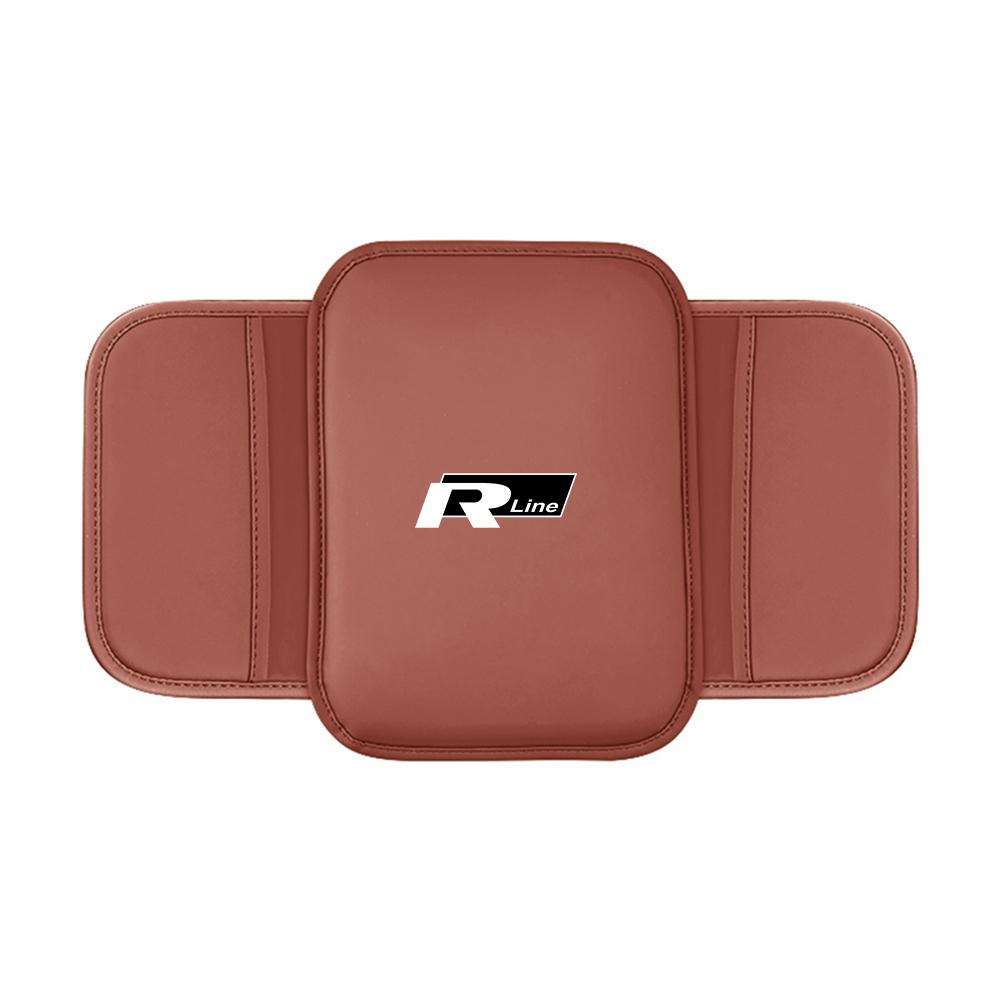 Car Armrest Box Pad Center Console Arm Rest Protector Cover For Volkswagen VW Rline GTI Golf Touran Caddy Passat B6 Tiguan Polo zw0