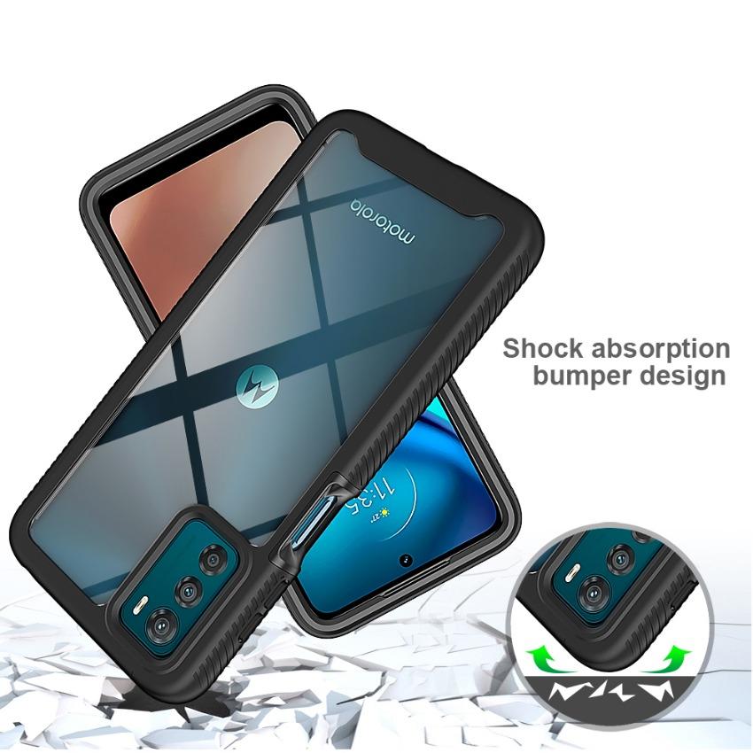 Кристальный чехол TPU/PC Sky Case для Motorola Moto G42 4G G32 Funda С PET-защитой экрана 360 градусов Полное покрытие Ударопрочный