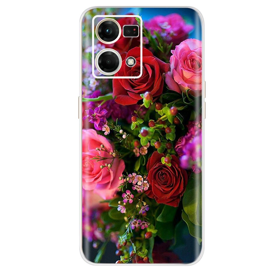 Для Oppo F21 Pro 4G Чехол Oppo Reno7 CPH2363 Цветной Расписной Чехол Мягкий Силиконовый Чехол Для Oppo Reno7 Reno 7 F21 Pro Fundas Coque