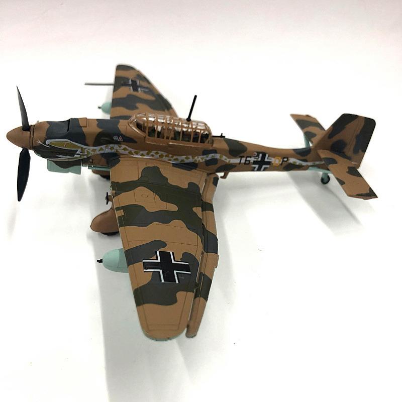 Масштаб 1/72 Литой сплав Модель Истребитель Юнкерс JU-87 Военный Ракетный Бомбардировщик Коллекционировать Подарки